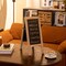 Vintiquewise Wooden A-Frame Chalkboard Sign Double-Sided Menu Board Easel for Restaurant Cafe Bar Coffee Shop Bakery Wedding Party Home Business Kitchen Countertop & Tabletop Display